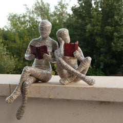 Abstract Reading Woman Sculpture by Snagg A Sculpture