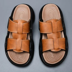 Beach Platform Slippers for Men - SnaggIt