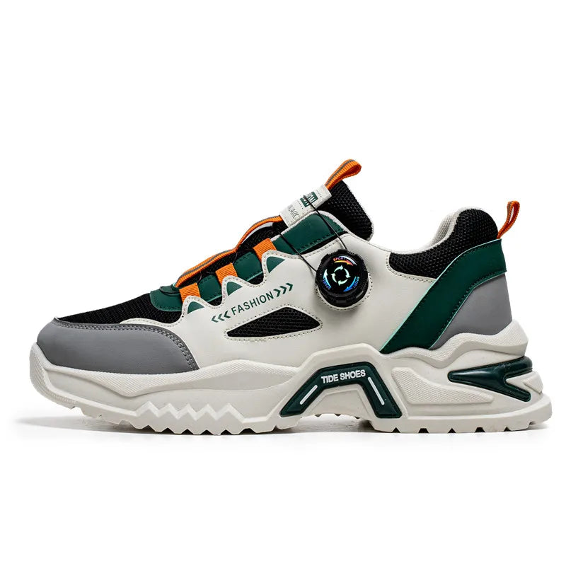 Men’s Korean Rotating Shoelace Sneakers by Snagg A Shoes
