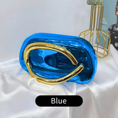 Acrylic Box-Shaped Evening Crossbody Bag - SnaggIt