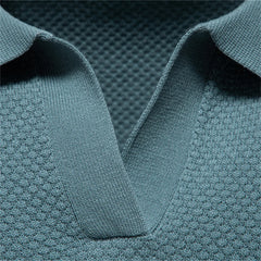 Men's Summer Breathable Polo | Lightweight Stretch Casual Essential