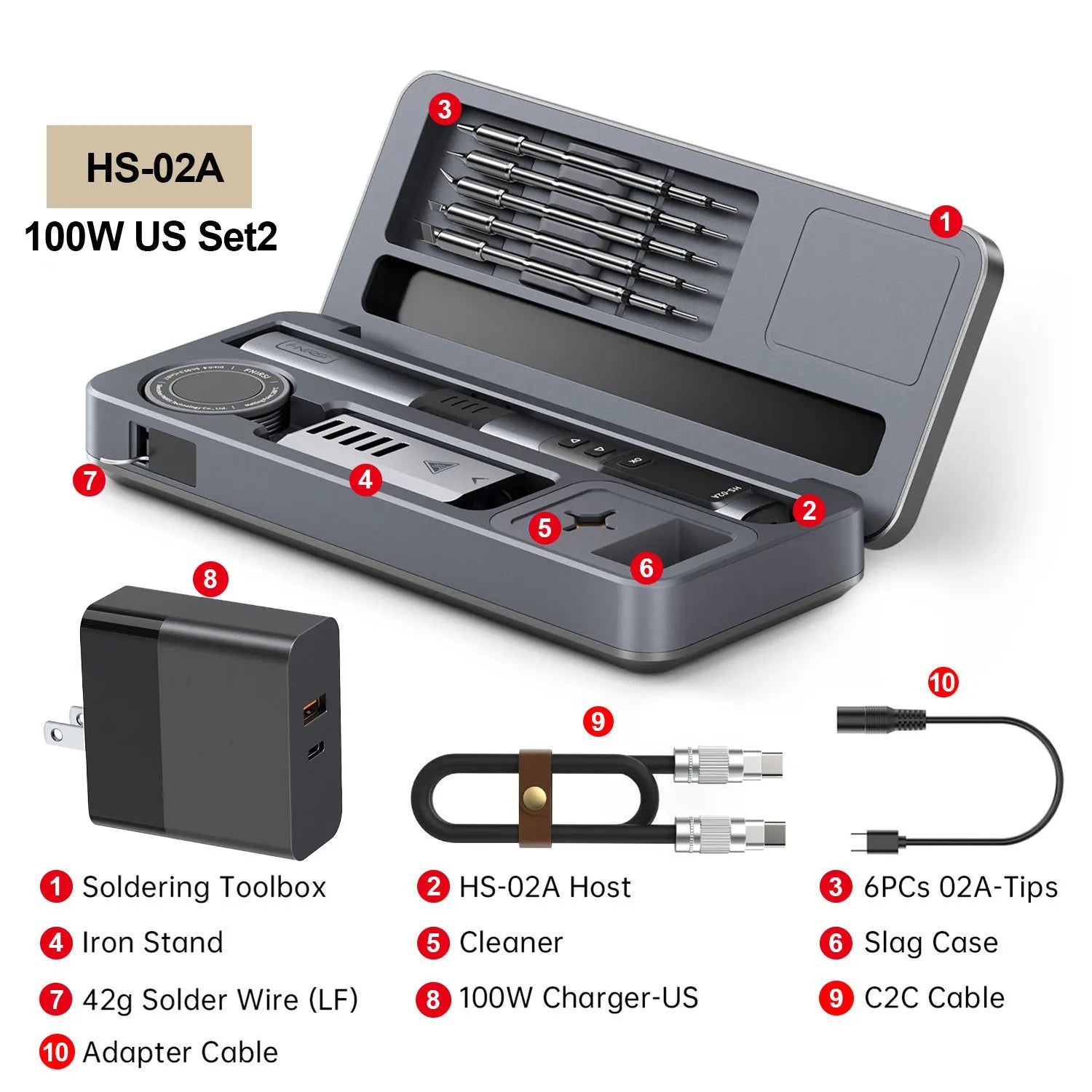 HS-02 Smart Soldering Iron by Snagg A Soldering Station