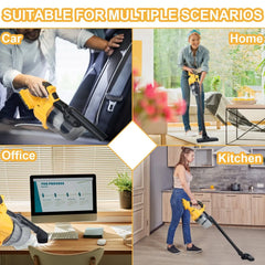 5 in 1 Handheld Electric Vacuum - High Power Portable Multi Surface Cleaner