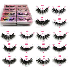 Professional 3D Faux Mink Eyelash Collection – Bulk Wholesale Custom Series
