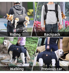 Multifunctional Pet Dog Carrier Backpack by Snagg A Dog Backpack