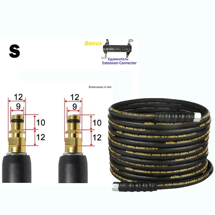 High Pressure Washer Hose by Snagg A Garden Hose