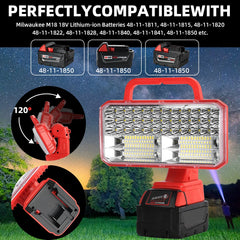 4200LM LED 18V Light for Milwaukee M18 Battery