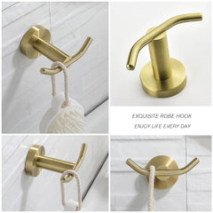 Stainless Steel Double Wall Hook by Snagg A Hook