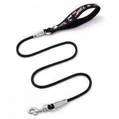 Floral Printing Pet Leash – Padded Handle & Reflective Safety by Snagg A Leash