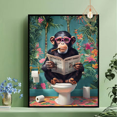 Quirky Bathroom Wall Art by Snagg A Print