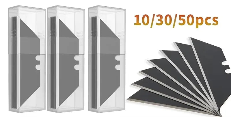Heavy-Duty Utility Knife Blades (10/30/50 Pack) by Snagg A Blade