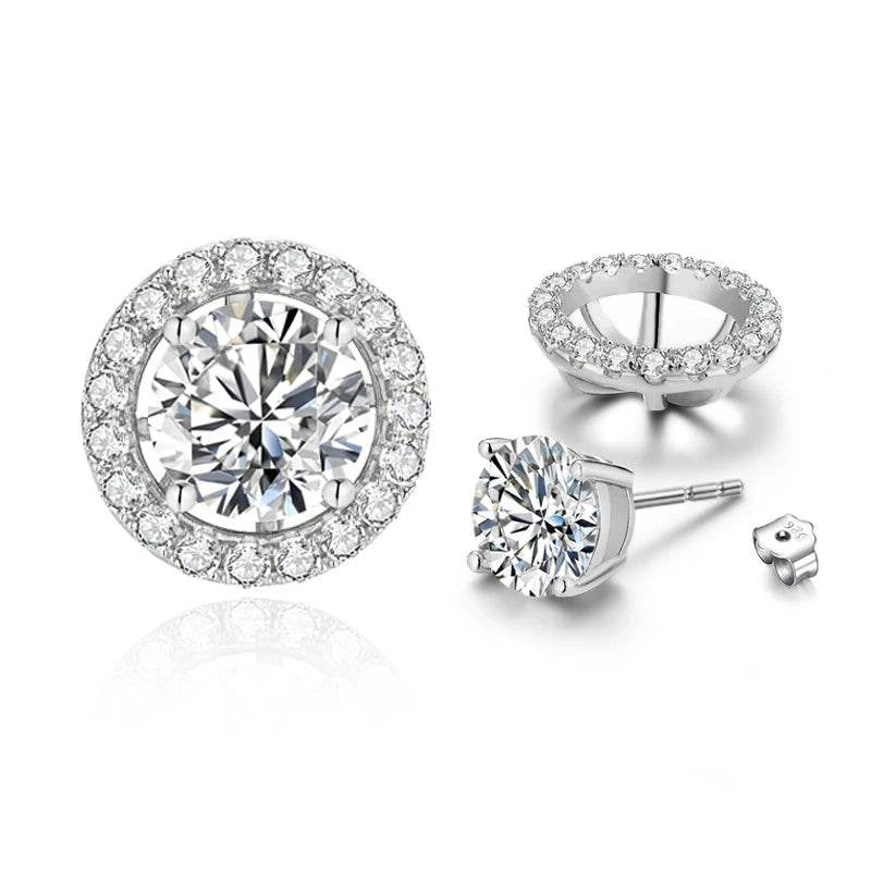 1.0CT Moissanite Stud Earrings - SnaggIt