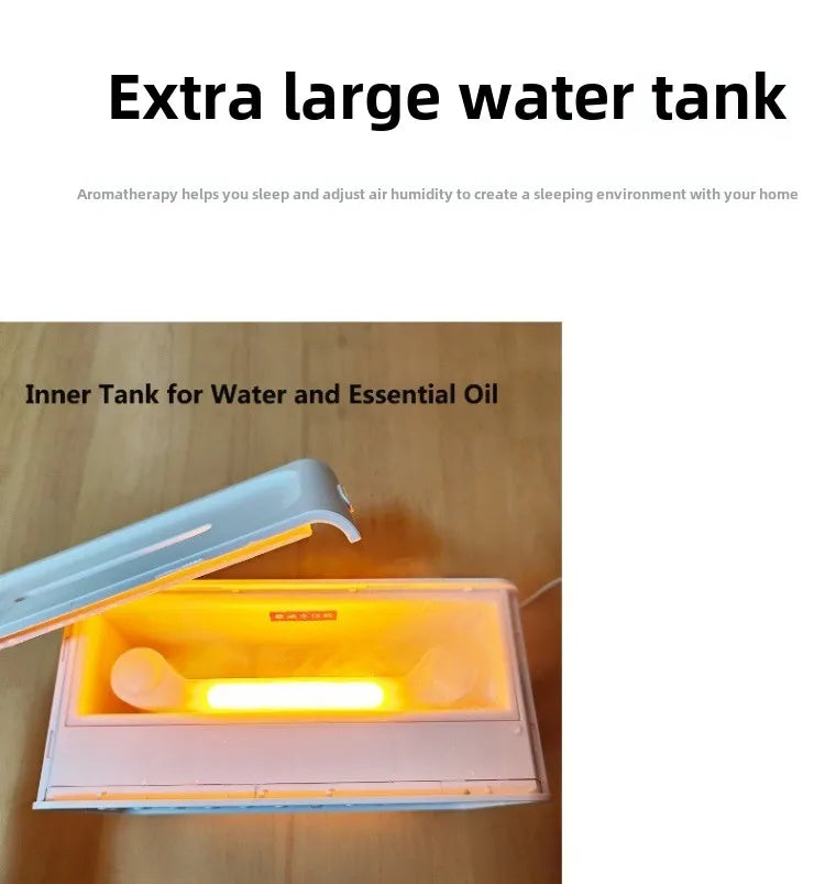 Bluetooth White Noise Machine with Aroma Diffuser, Humidifier & Night Light by Snagg A Diffuser