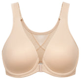 Plus Size Front Closure Posture Bra | Underwire Back Support Full Coverage