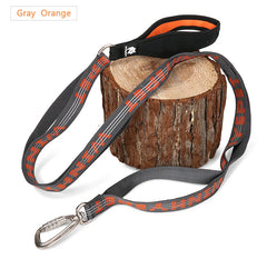 Heavy-Duty Reflective Dog Leash with Carabiner by Snagg A Leash