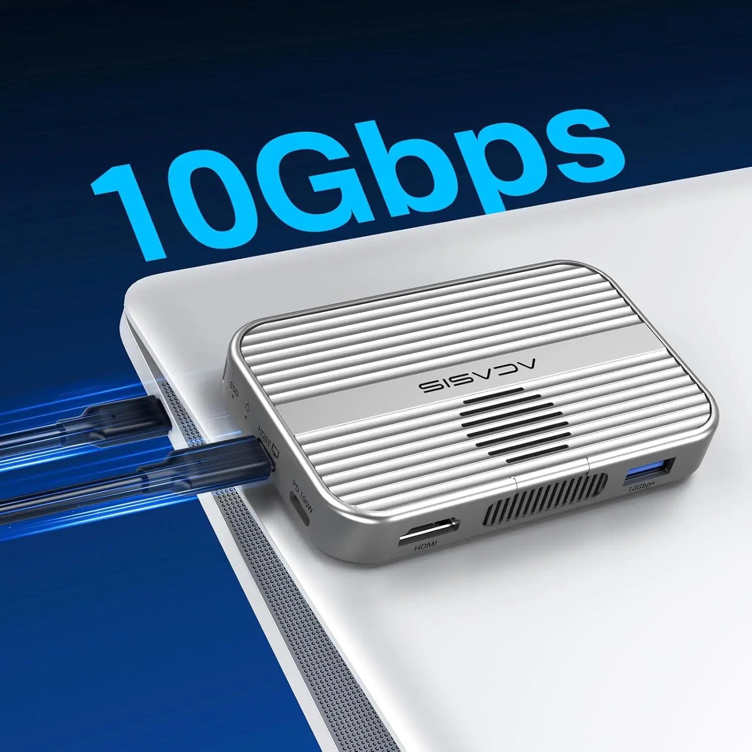 Magnetic M.2 NVMe SSD Enclosure Dock for iPhone 15/16 by Snagg An SSD Enclosure Dock