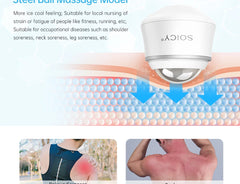 Stainless Steel Ice Roller – Cold Therapy Facial & Body Massage