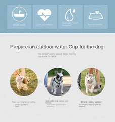 2-in-1 Portable Pet Water Bottle & Food Container - SnaggIt