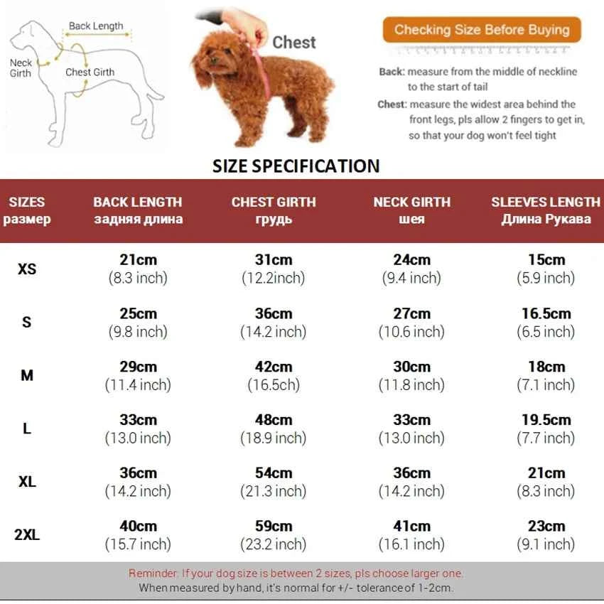 Polar Fleece Dog Jumpsuit – Reflective Closed-Belly Winter Suit for Small Dogs
