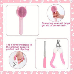 8Pcs Pet Grooming Kit - SnaggIt