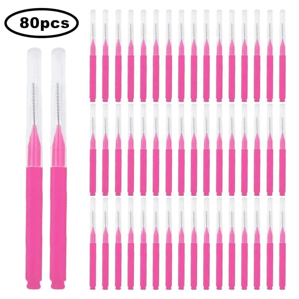 Professional 80/100 Piece Mini Grooming Set – Disposable Multi Purpose Precision Brushes