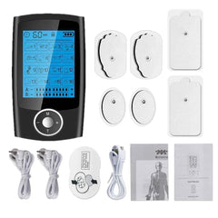 16 Mode TENS & EMS Muscle Stimulator – Portable Dual Channel Therapy Device