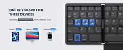 Foldable Portable Bluetooth Keyboard with Touchpad for Windows/iOS/Android by Snagg A Wireless Keyboard