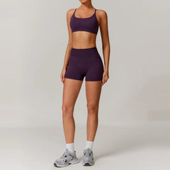 Women's 2/3-Piece Seamless Yoga Tracksuit | Gym Sports Bra & Leggings Fitness Set Sportswear