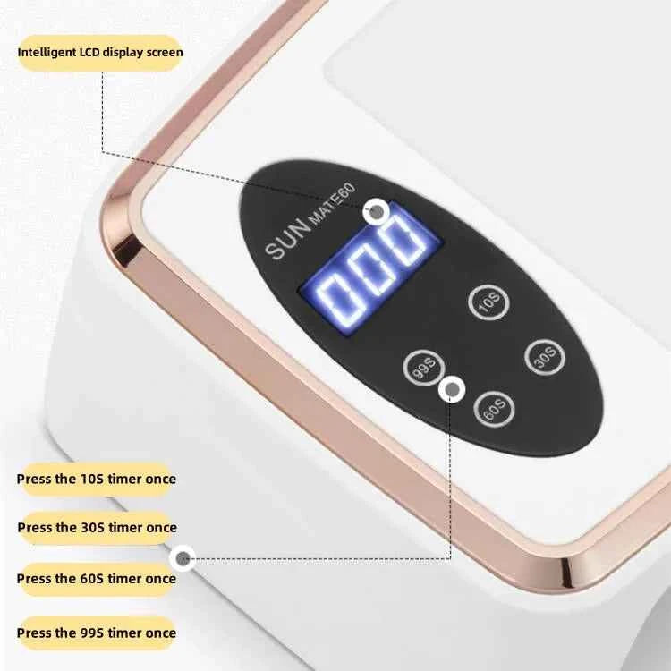 Professional 90 LED High-Density UV/LED Nail Lamp – Full Coverage Smart Curing Station