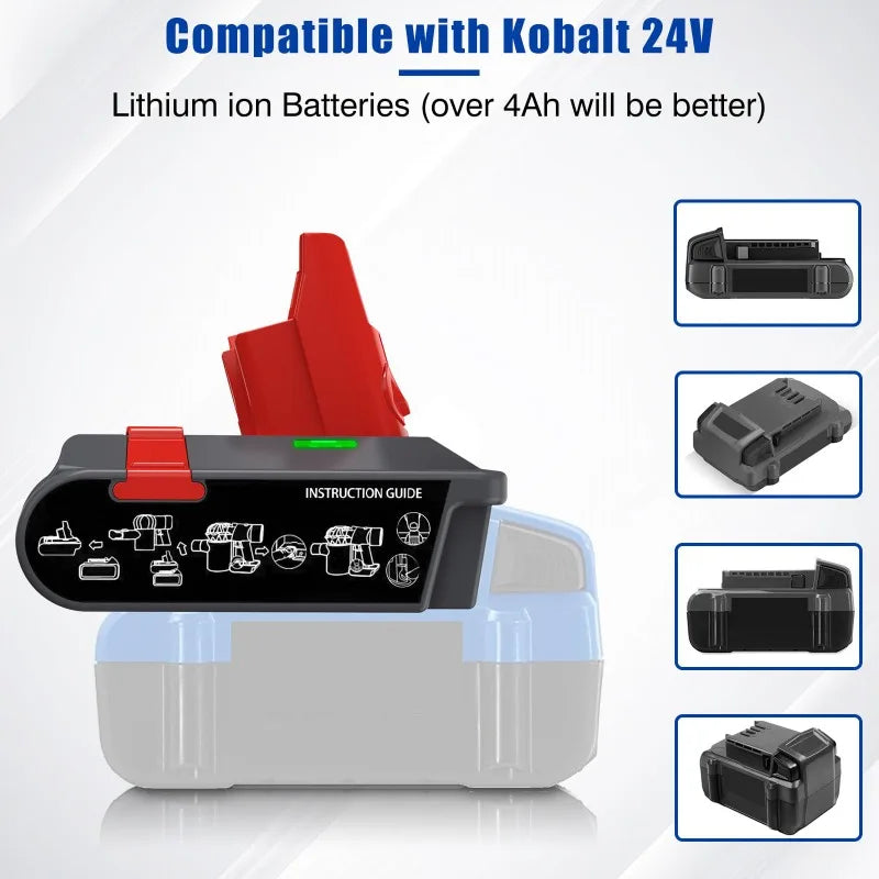 3-in-1 battery adapter for Dyson V6 V7 V8 – image 12