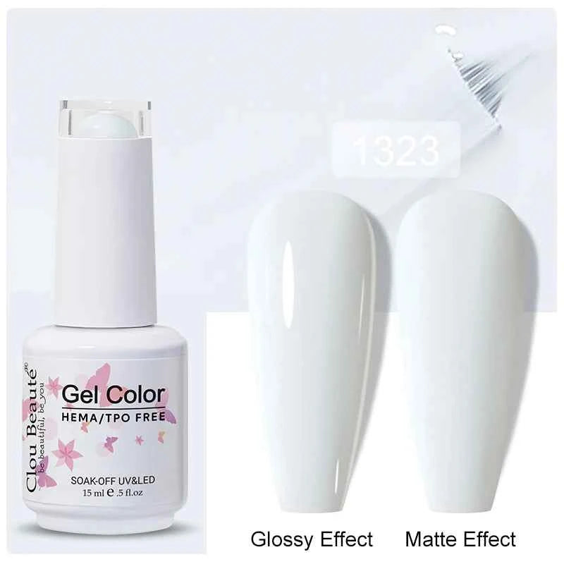Professional 15ml HEMA & TPO Free Gel Polish – High-Performance Red & Multi Tone Semi Permanent Varnish