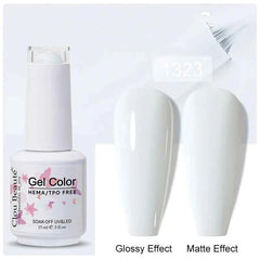 Professional 15ml HEMA & TPO Free Gel Polish – High-Performance Red & Multi Tone Semi Permanent Varnish