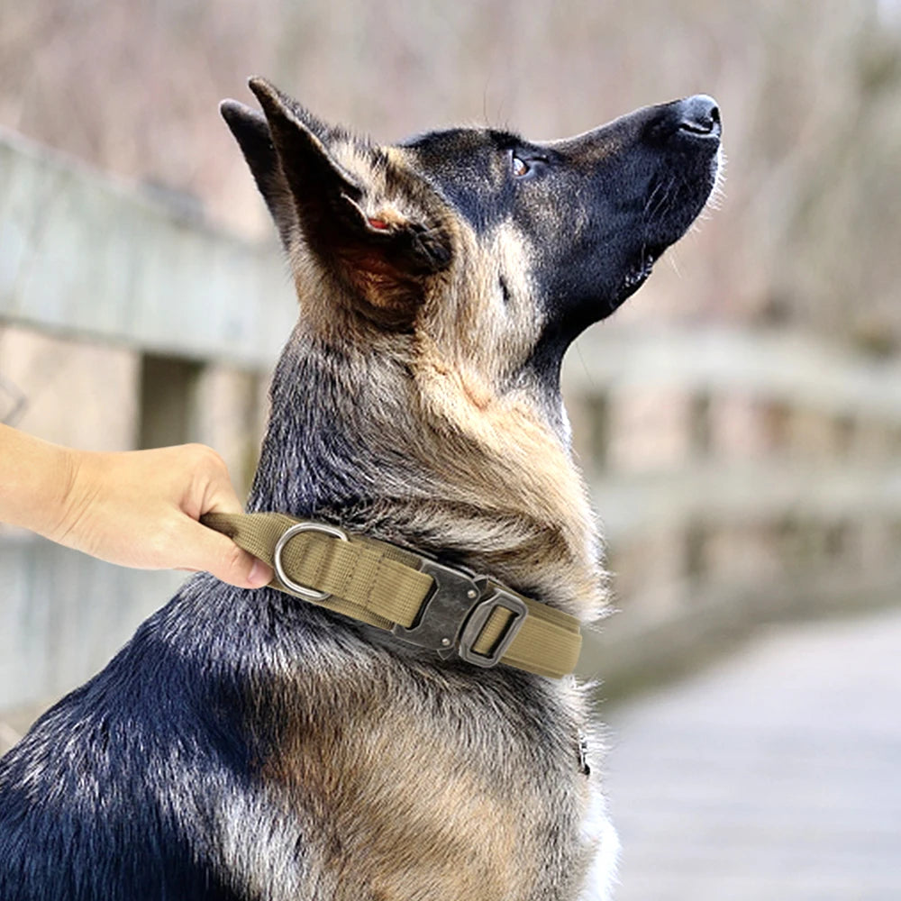 Tactical Dog Collar & Leash Set by Snagg A Leash
