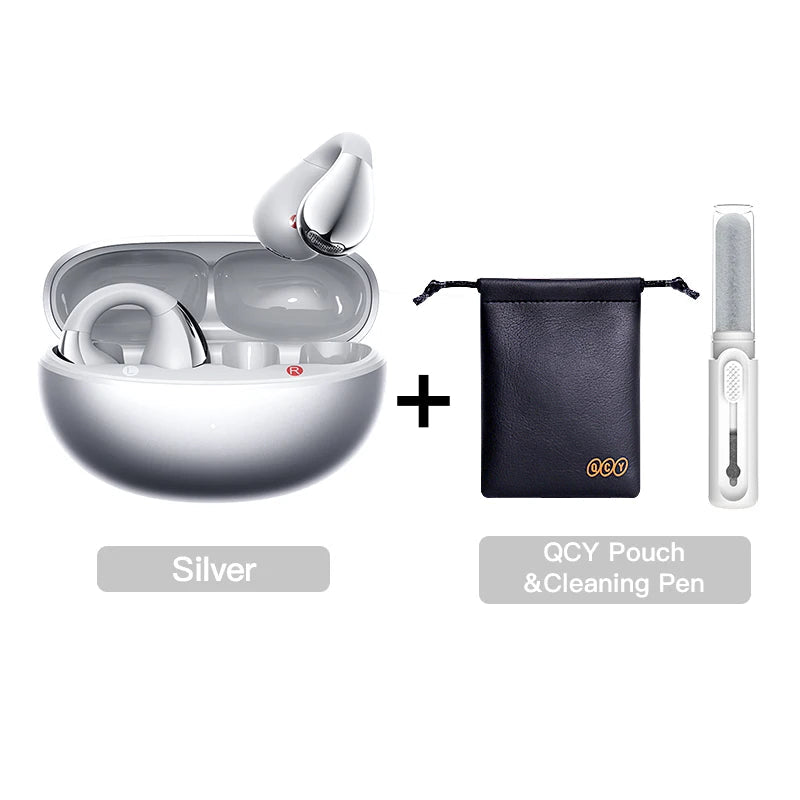 Open Ear Wireless Earphones – Hi-Res LDAC Bluetooth 6.0 Clip-On Sports Headphones with 40H Playtime by Snagg An EarBud