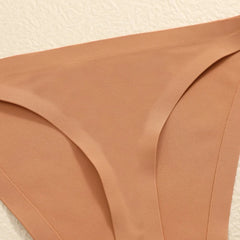 Seamless Thong Panties 6-Pack | Invisible Thin Strap Low Waist High Stretch Women's Underwear