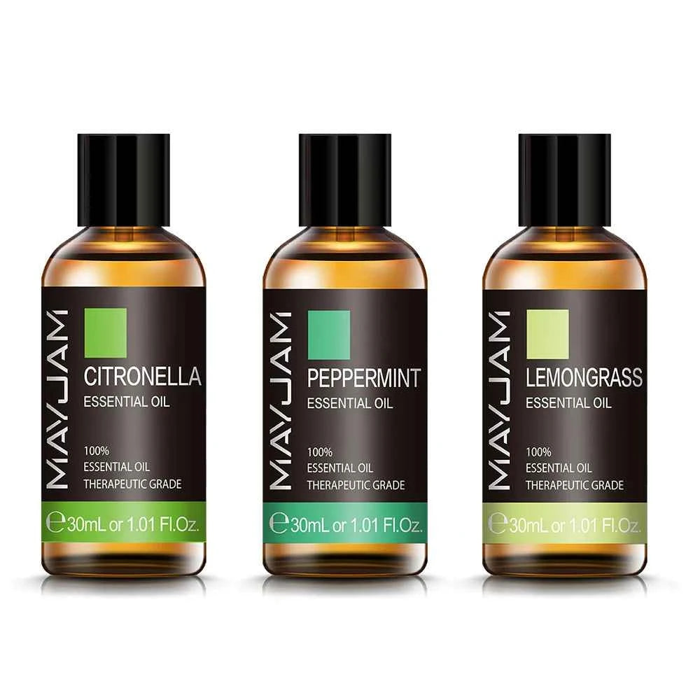 Professional Botanical 3 Piece Essential Oil Collections – 100% Pure Plant Extracts in 10ml & 30ml Configurations