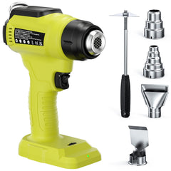 Cordless Multi Platform Heat Gun | 550°C Industrial Hot Air Tool with LED Task Light