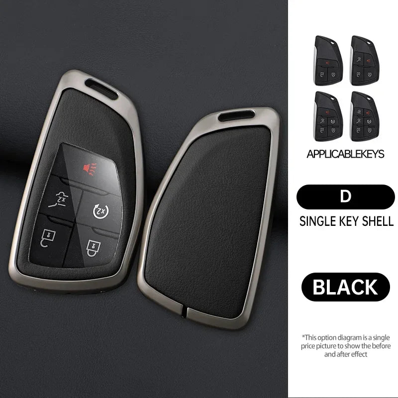 Zinc Alloy & Leather Car Key Cover by Snagg A Key Cover