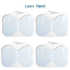 Replacement TENS Electrode Pads – Large Coverage Muscle Stimulator Stickers (2.0mm Plug)