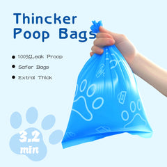 Premium Photodegradable Waste Bags | Extra Thick Blue Scented & Leak-Proof Solution