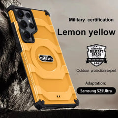 Magnetic Military Rugged Armor Magsafe Case - For Samsung Galaxy S25 Ultra