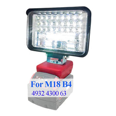 High Intensity LED Work Light & Power Station - 6000K Portable Spotlight for 18V Battery Platforms