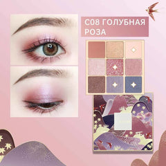 9 Colors Signature Master Palette – Professional Matte & Shimmer Eyeshadow for High Pigment Artistry