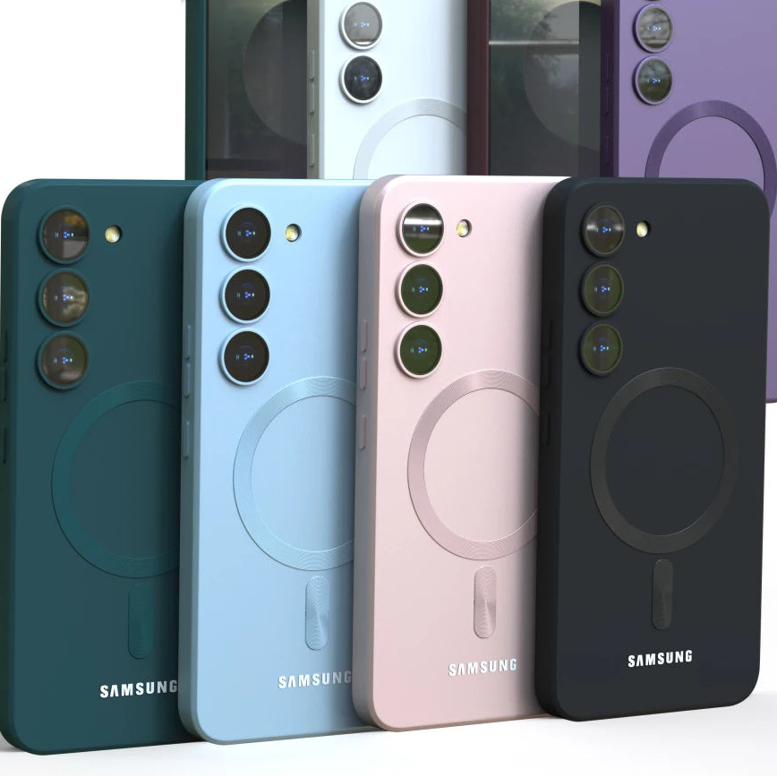 MagSafe Compatible Silicone Case for Samsung Galaxy S25 & A Series by Snagg A Phone Case