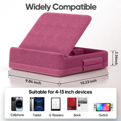 Tablet Pillow Stand with Storage by Snagg A Tablet Holder