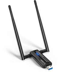 3000Mbps WiFi 6E USB Adapter – Tri-Band 2.4G/5G/6G Wireless Network Card by Snagg A USB WiFi Adapter