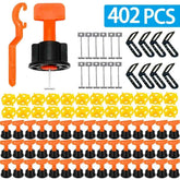 Tile Leveling System Kit 51–402pcs | Floor & Wall Tile Clips Spacers Leveler for Porcelain Ceramic
