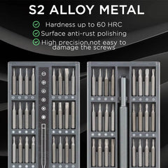 25/63-in-1 Magnetic Precision Screwdriver Kit - SnaggIt