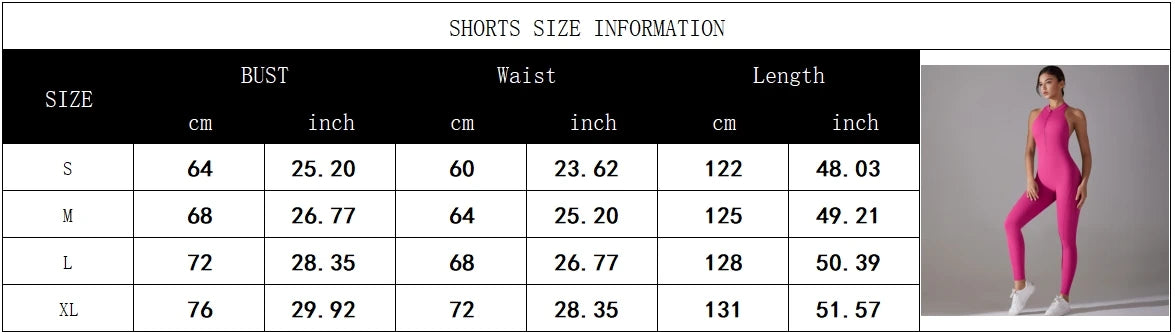 Women's Backless Scrunch Butt Yoga Jumpsuit | Sleeveless Zip One-Piece Gym Sport Fitness Overalls