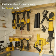 Cordless Drill & Power Tool Wall Mount Holder Compatible with Makita, DeWalt, Bosch & Milwaukee 18V Tools